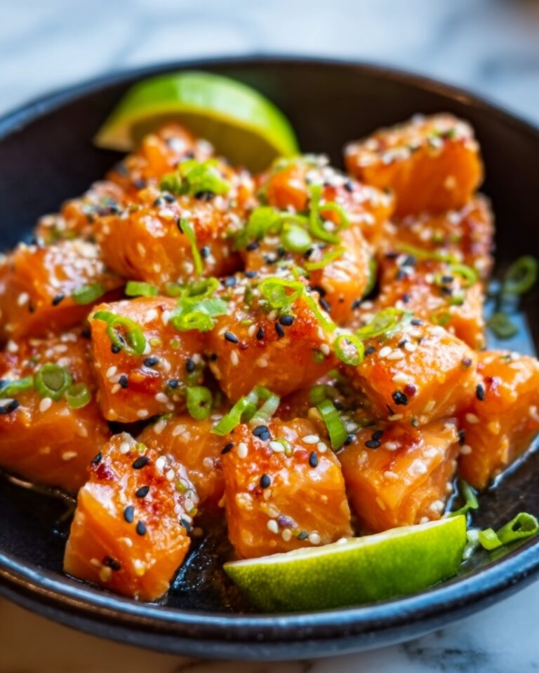 Bang Bang Salmon Bites with Spicy Chili Mayonnaise Recipe