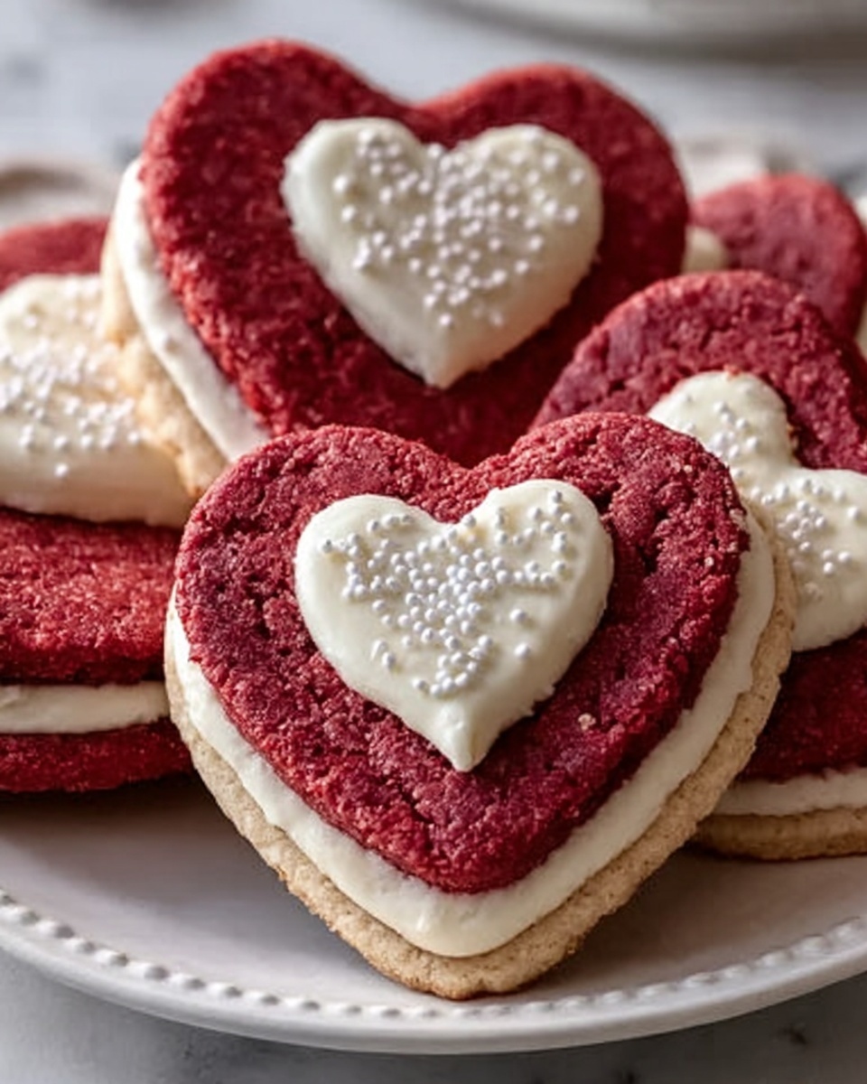 Red Velvet Linzer Cookies Recipe - Recipe Image
