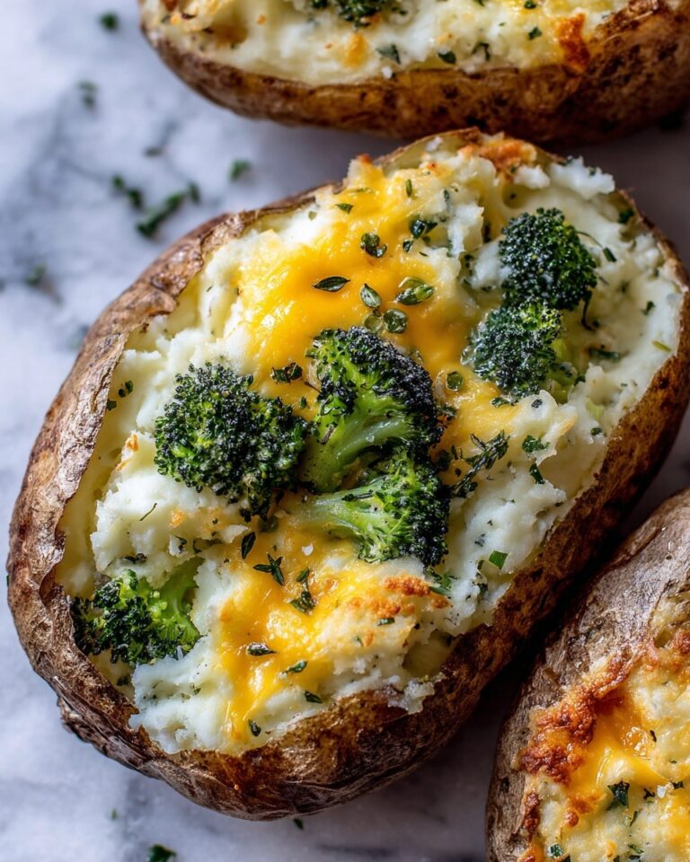 Broccoli Cheese Baked Potatoes Recipe