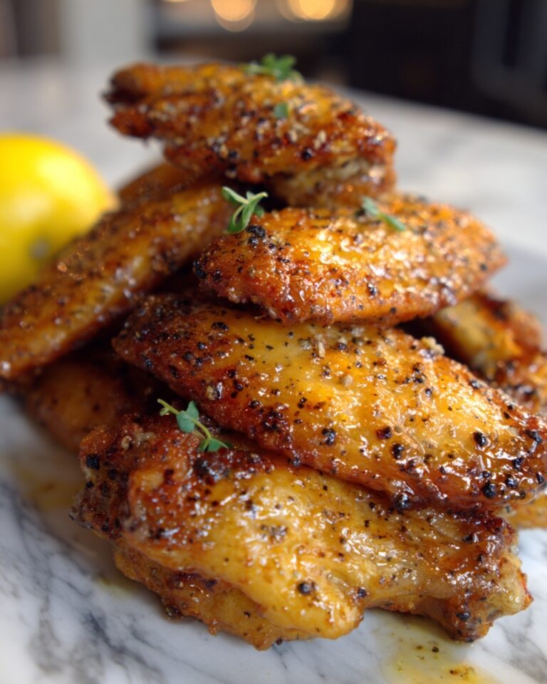 Lemon Pepper Chicken Wings Recipe