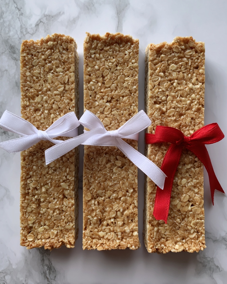 Easiest Microwave Chewy Peanut Butter Granola Bars Recipe - Recipe Image