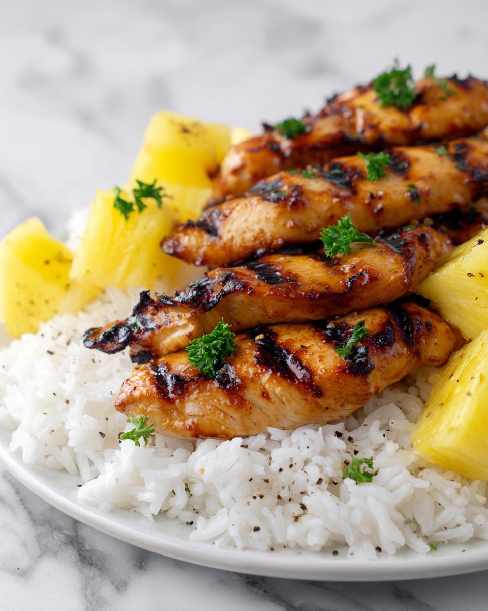 Pineapple Chicken and Rice Recipe - Recipe Image