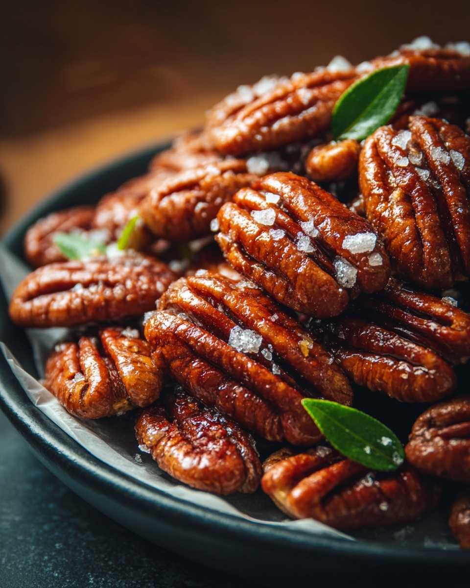 Salted Caramel Pecans Recipe - Recipe Image