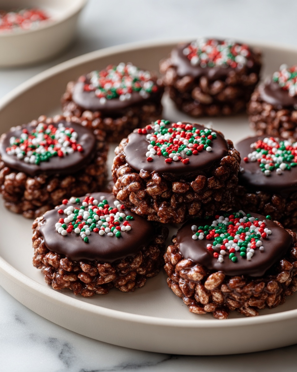 Rice Krispie Christmas Puddings Recipe - Recipe Image