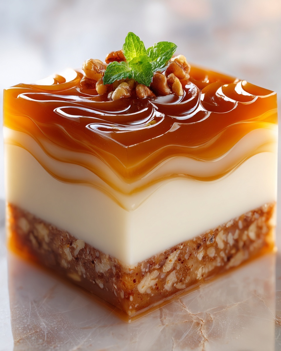 Baklava-Style Cheesecake with Nutty Phyllo Layers Recipe - Recipe Image