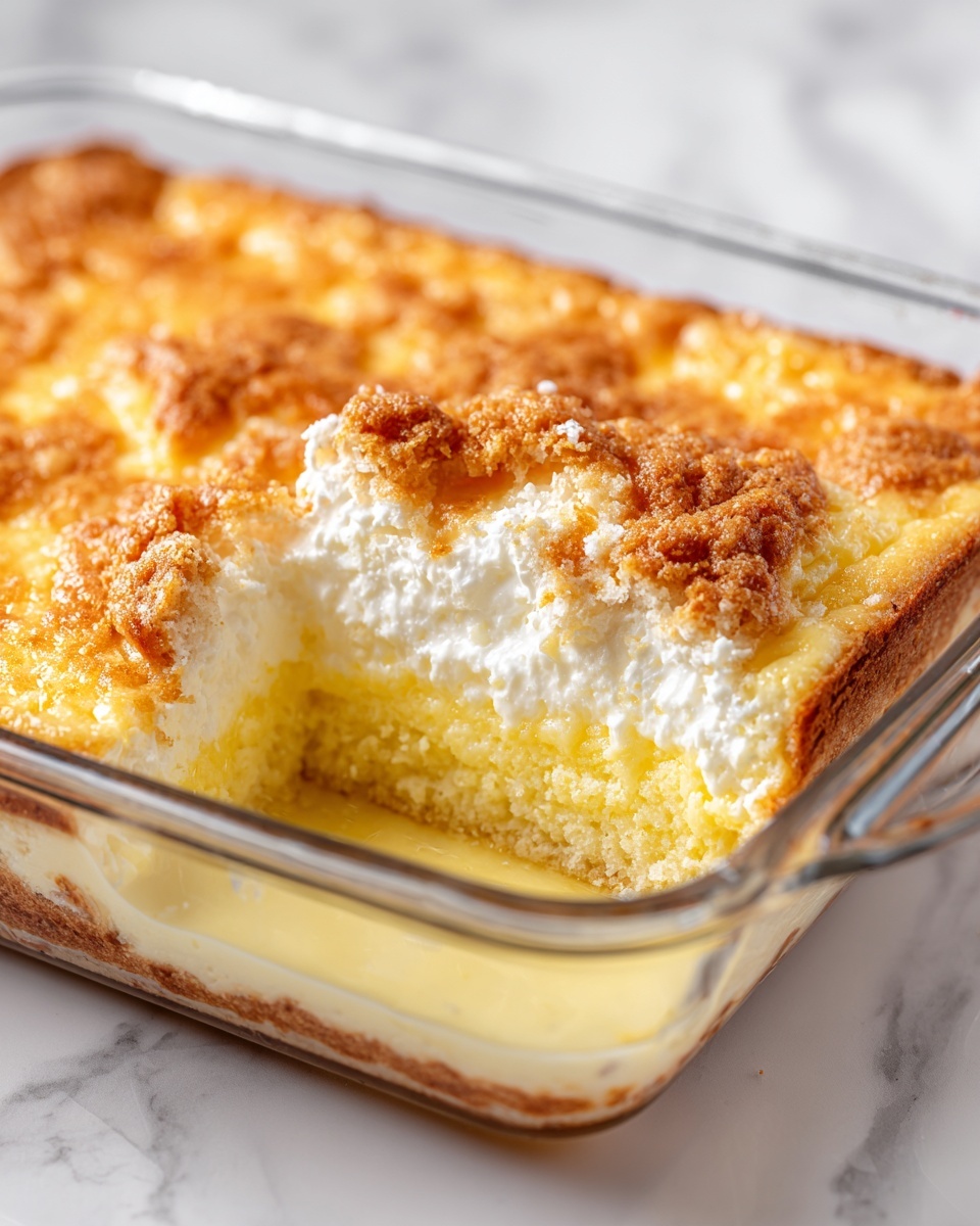 Lemon Cream Cheese Dump Cake Recipe - Recipe Image