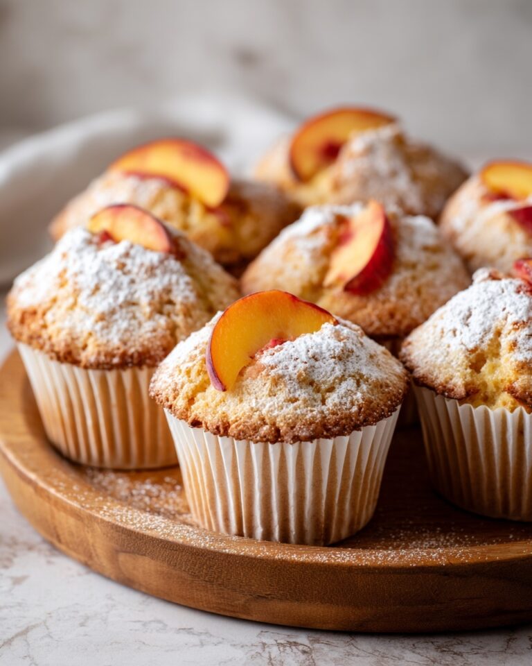 Peach Financiers: Elegant French Almond Cakes Recipe