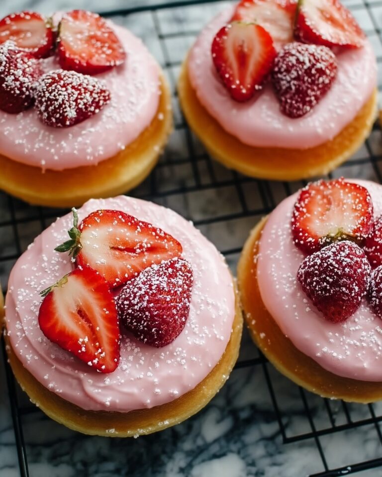 Strawberry Glazed Donuts Recipe