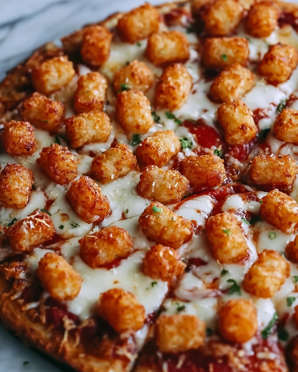 The Joy of Tater Tot Pizza Recipe - Recipe Image