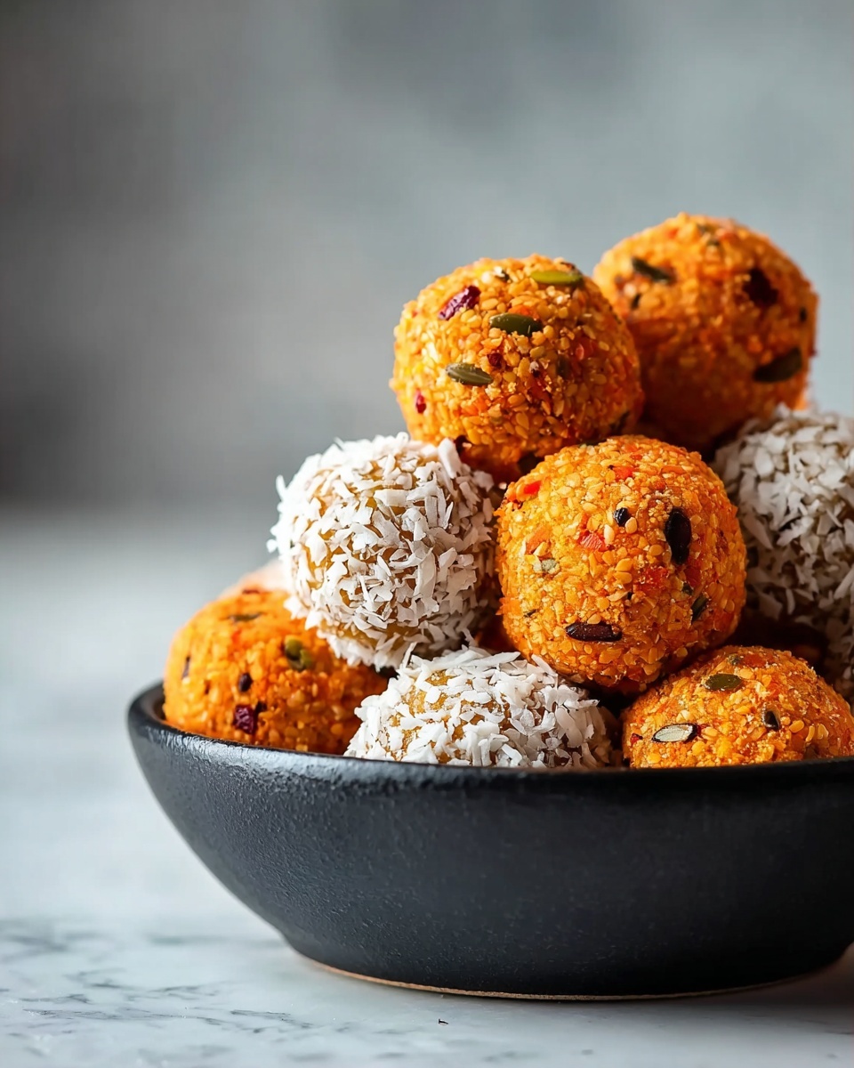 Healthy No-Bake Carrot Energy Bites Recipe - Recipe Image