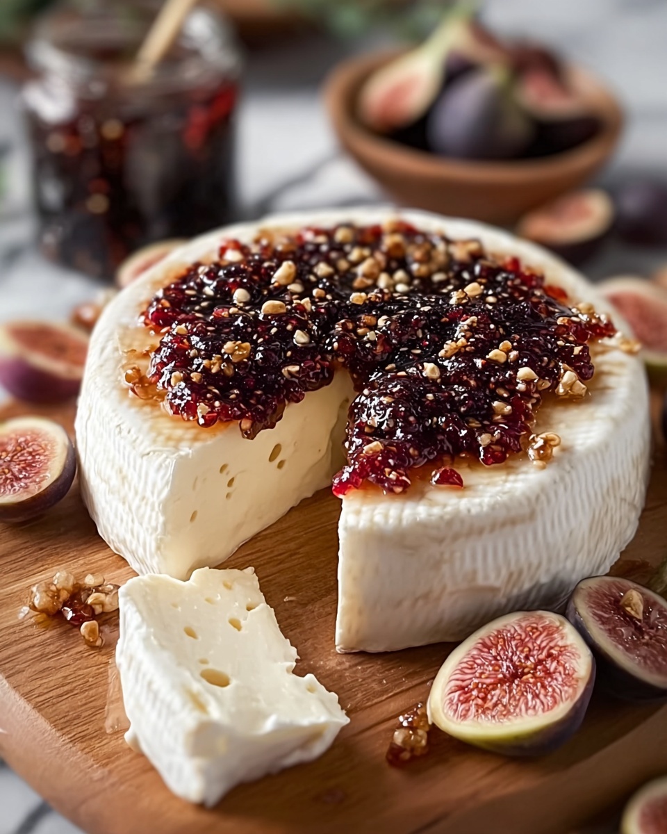Boursin Cheese with Fig Jam and Pistachios: An Elegant and Easy Appetizer Recipe - Recipe Image