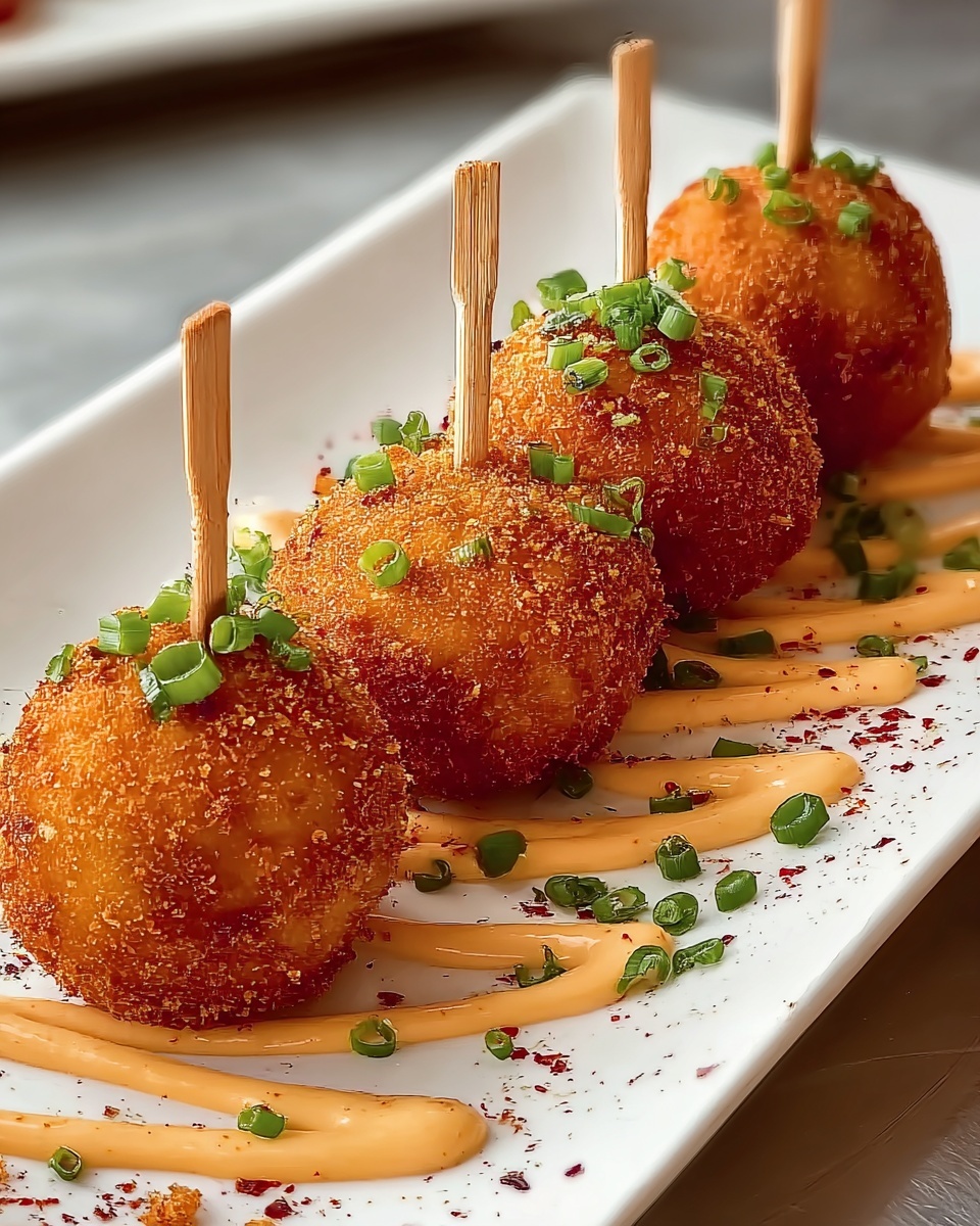 Seafood Nacho Bomb Corn Dogs Recipe - Recipe Image