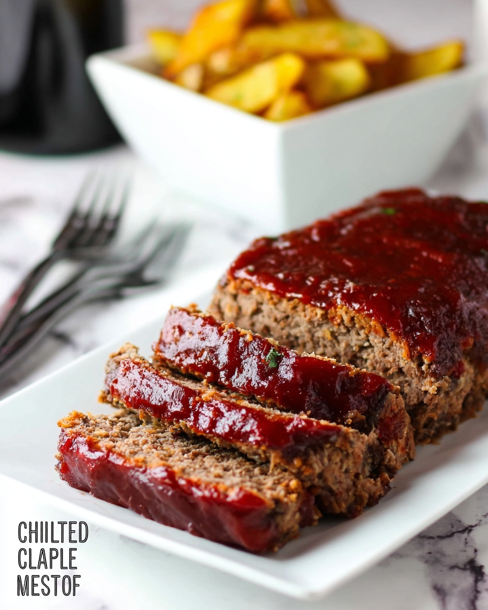 Chipotle Glazed Meatloaf with Crispy Yukon Gold Potatoes Recipe - Recipe Image