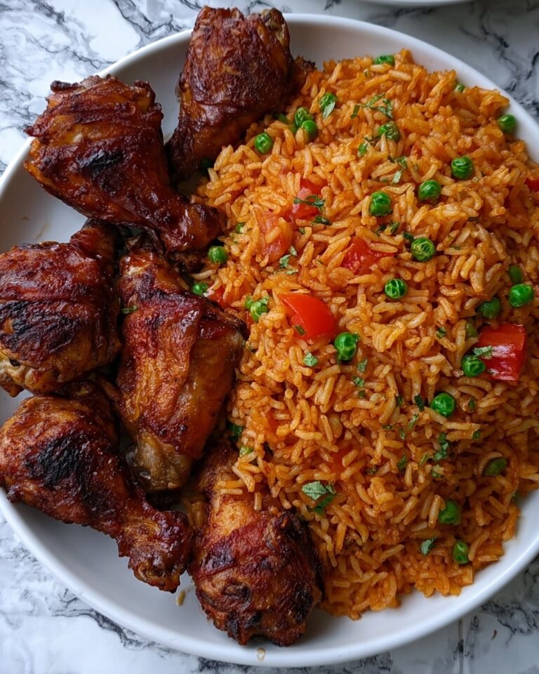 Homemade Jollof Rice and Chicken Recipe