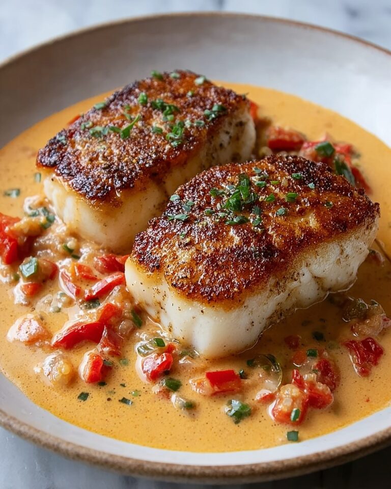 Seared Snapper with Lobster Cream Sauce Recipe
