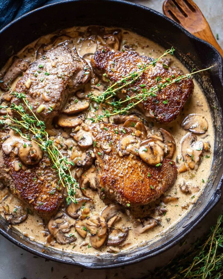 Filet Mignon in Mushroom Sauce Recipe