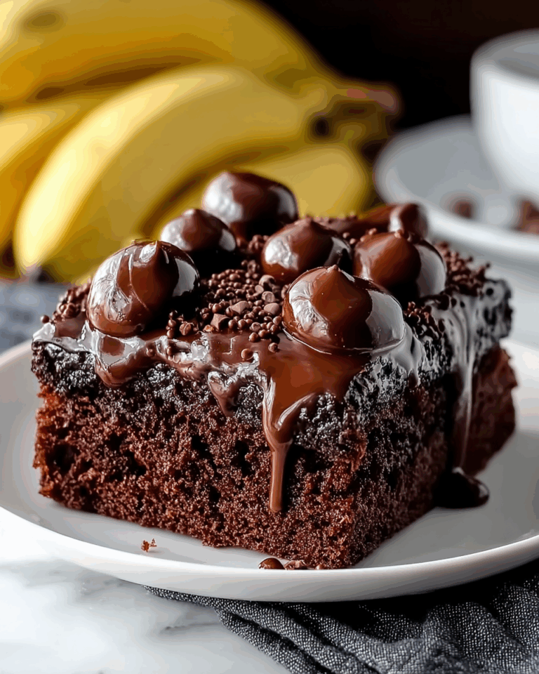 Incredible Chocolate Banana Applesauce Cake Recipe