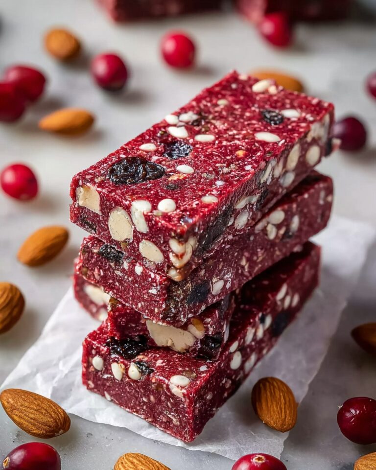 Irresistibly Healthy Raw Cranberry Nut Bars Recipe