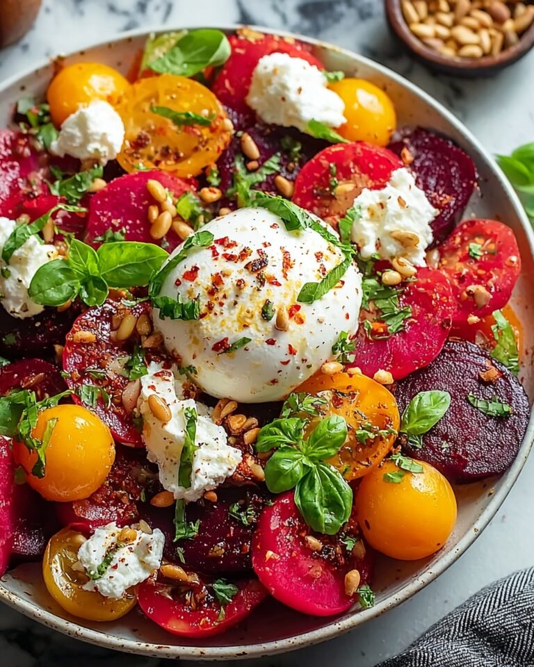 Refreshing Roasted Beet and Burrata Salad Recipe