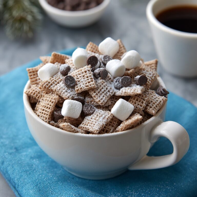 The Polar Express Hot Chocolate Chex Mix Recipe