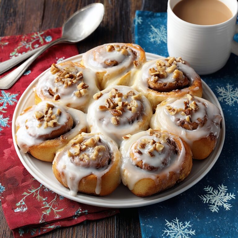 Eggnog Cinnamon Rolls Recipe