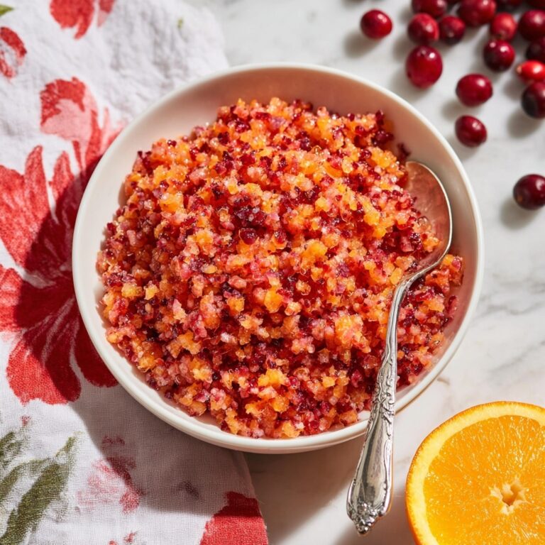 5 Minute Cranberry Orange Relish Recipe
