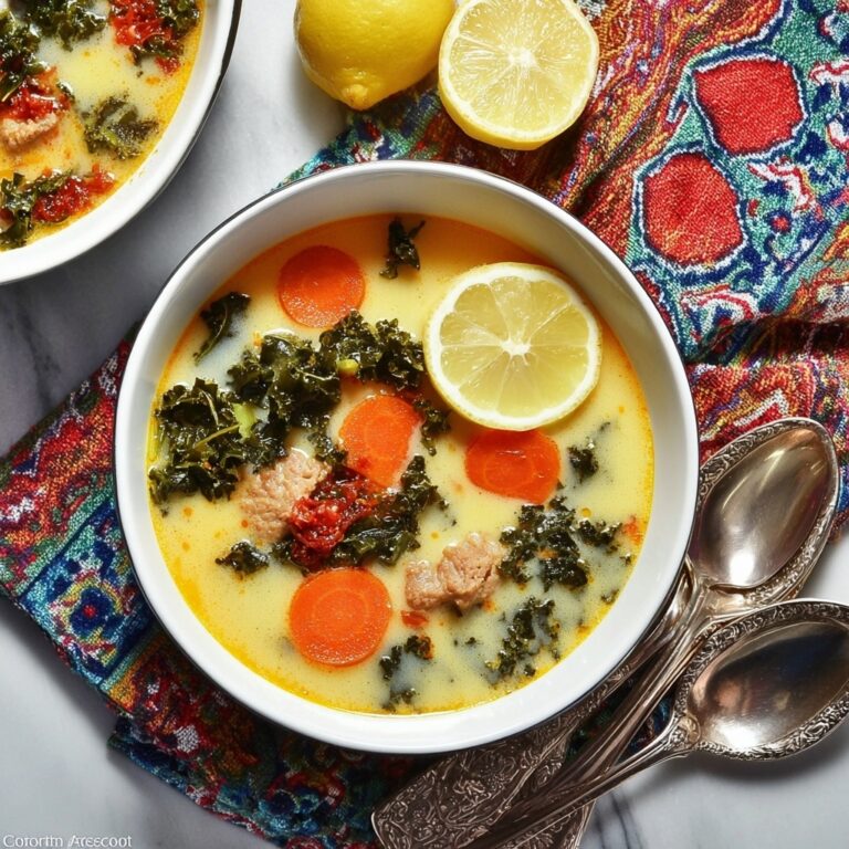 Lemon Chicken and Kale Soup Recipe