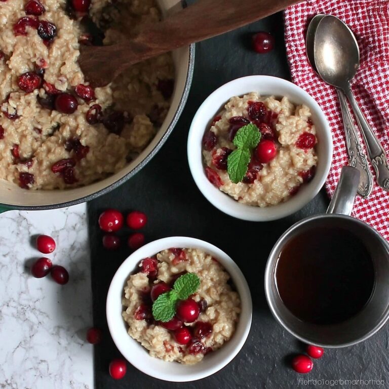 Cranberry Date Oatmeal Recipe