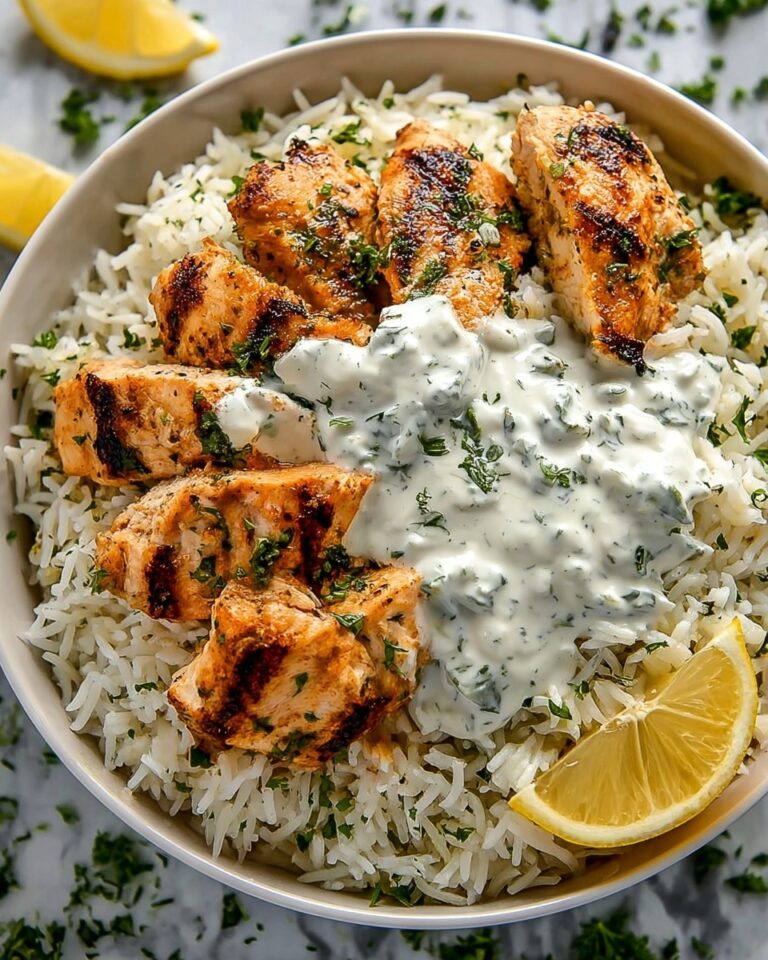 Dump and Bake Chicken Tzatziki with Rice Recipe