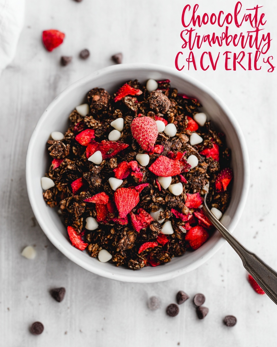 Chocolate Covered Strawberry Granola Recipe - Recipe Image