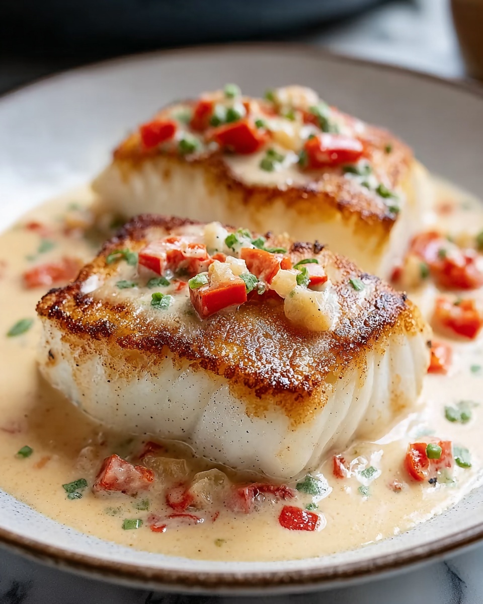 Seared Snapper with Lobster Cream Sauce Recipe - Recipe Image
