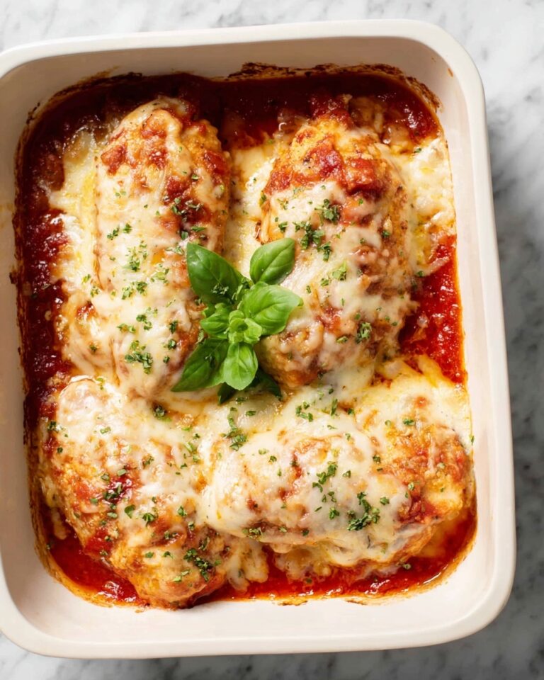 Cheesy Mozzarella Chicken Bake Recipe