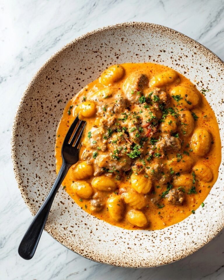 Cheesy Bratwurst Gnocchi Recipe