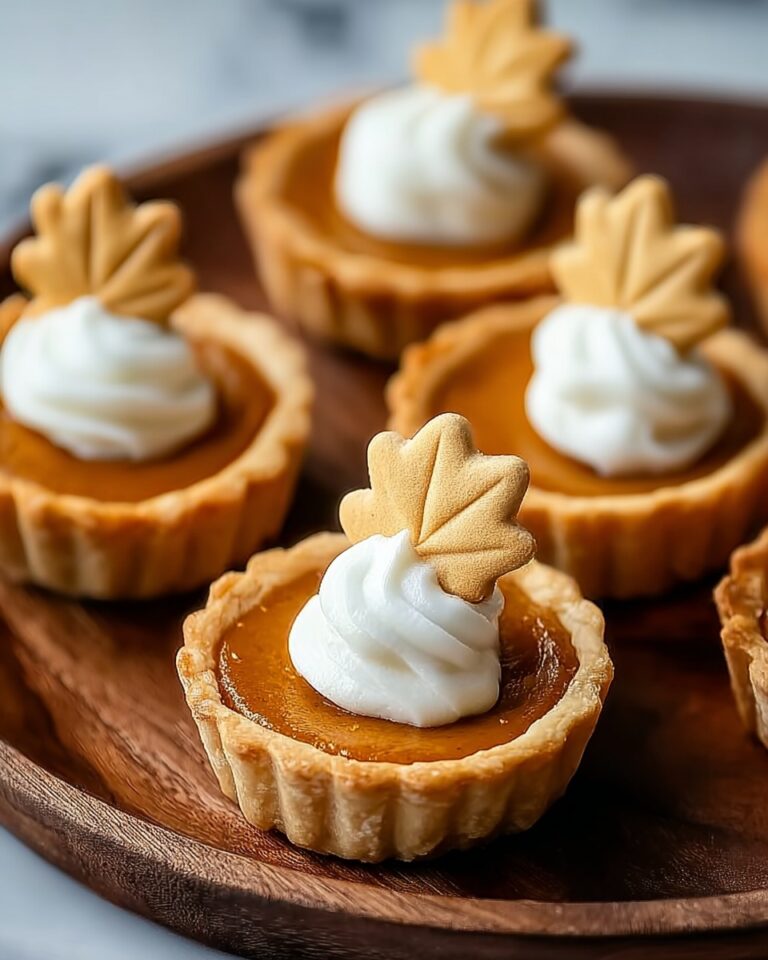 Mini Pumpkin Pies – A Perfect Bite-Sized Holiday Dessert Recipe