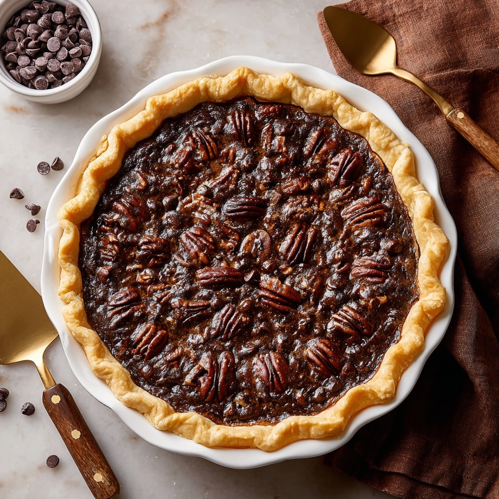 Texas Chocolate Pecan Pie Recipe - Recipe Image