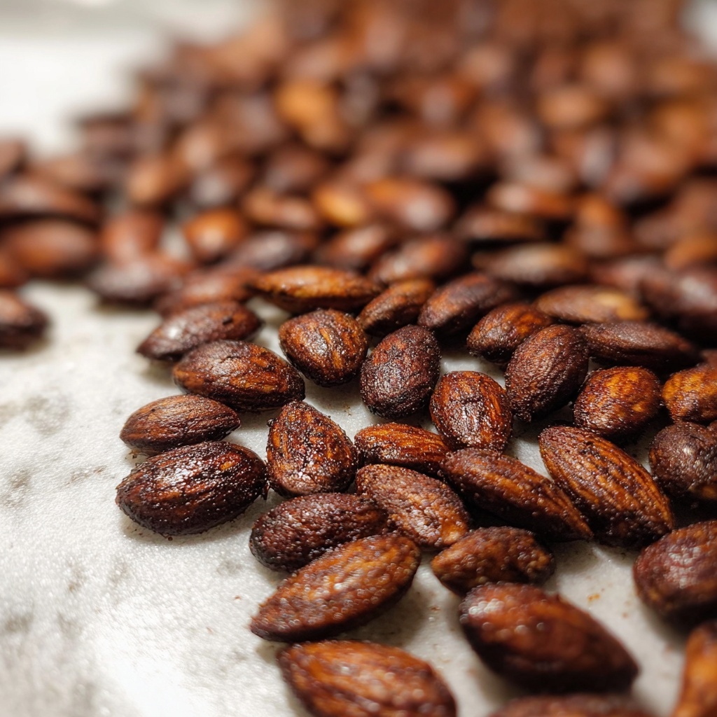 Sweet & Spicy Candied Almonds Recipe - Recipe Image