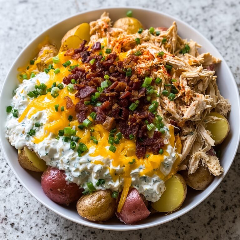 Slow Cooker Loaded Chicken and Potato Casserole Recipe