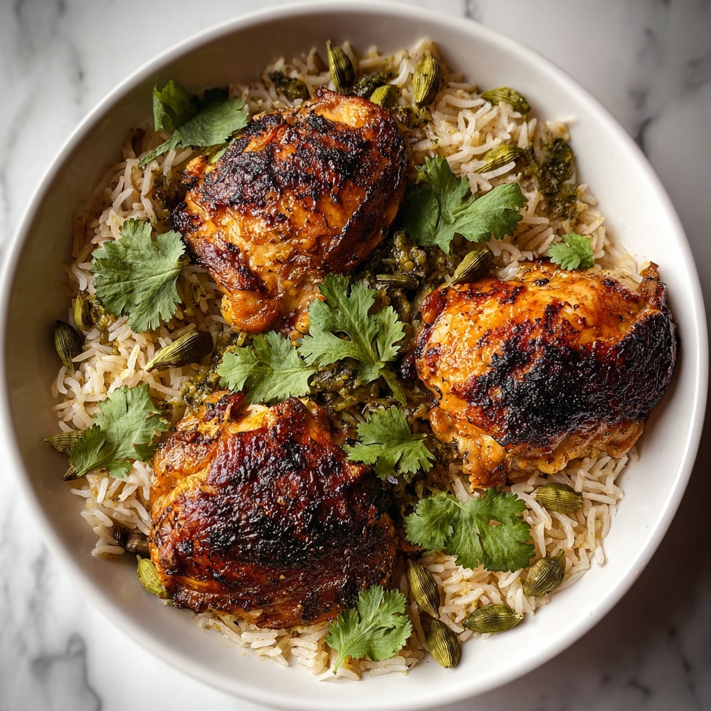 Vadouvan Chicken with Cardamom-Spiced Rice Recipe - Recipe Image