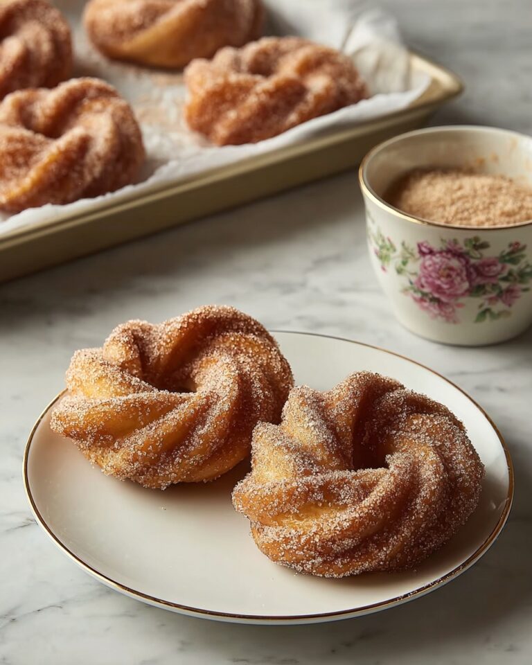 Cinnamon Sugar Twist Doughnuts Recipe
