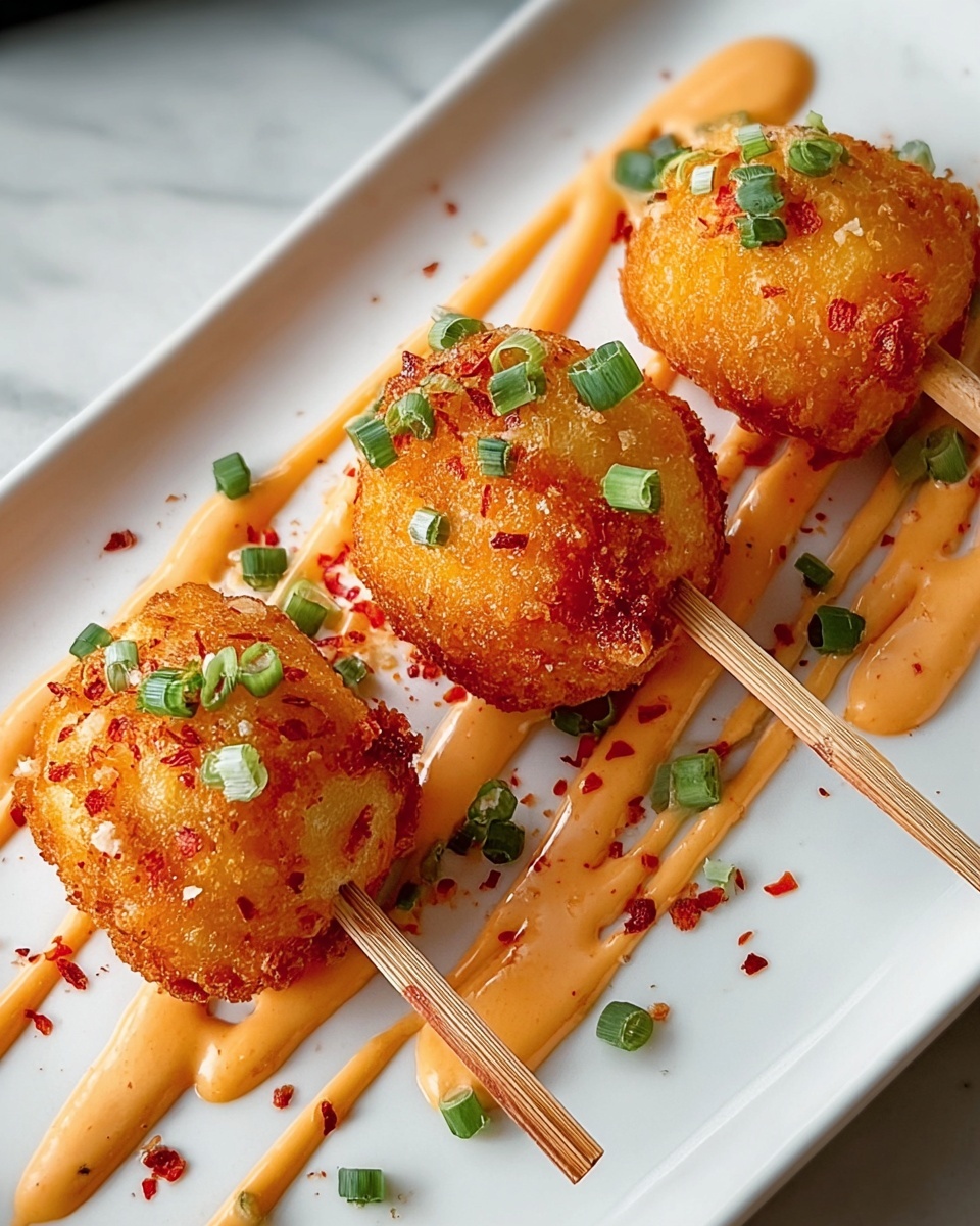 Seafood Nacho Bomb Corn Dogs Recipe - Recipe Image