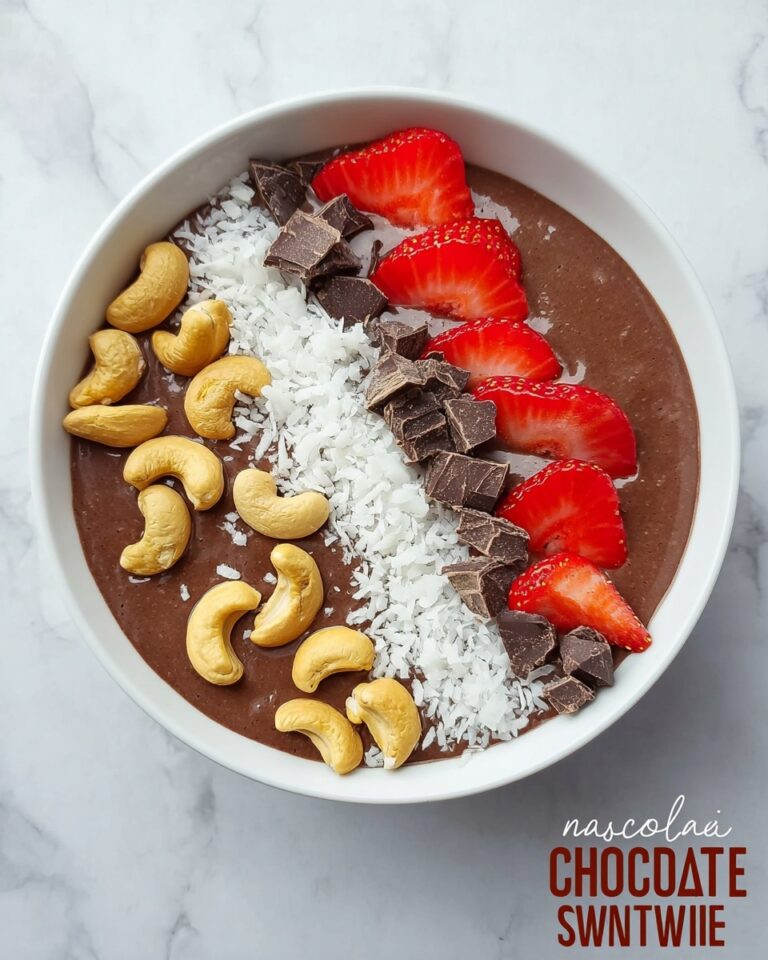 Chocolate Cashew Smoothie Bowl Recipe