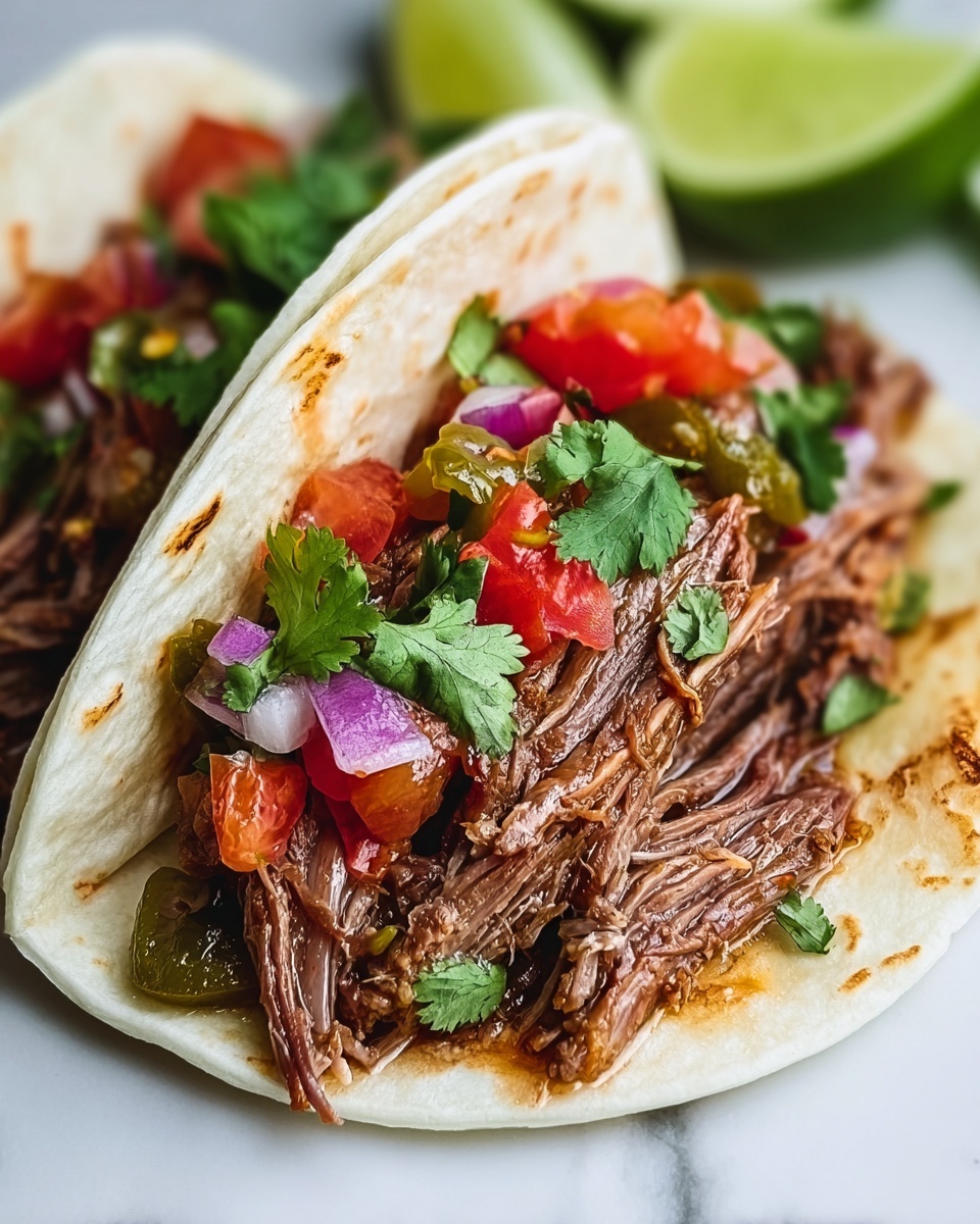 Simple Slow Cooker Lamb Barbacoa Tacos Recipe - Recipe Image