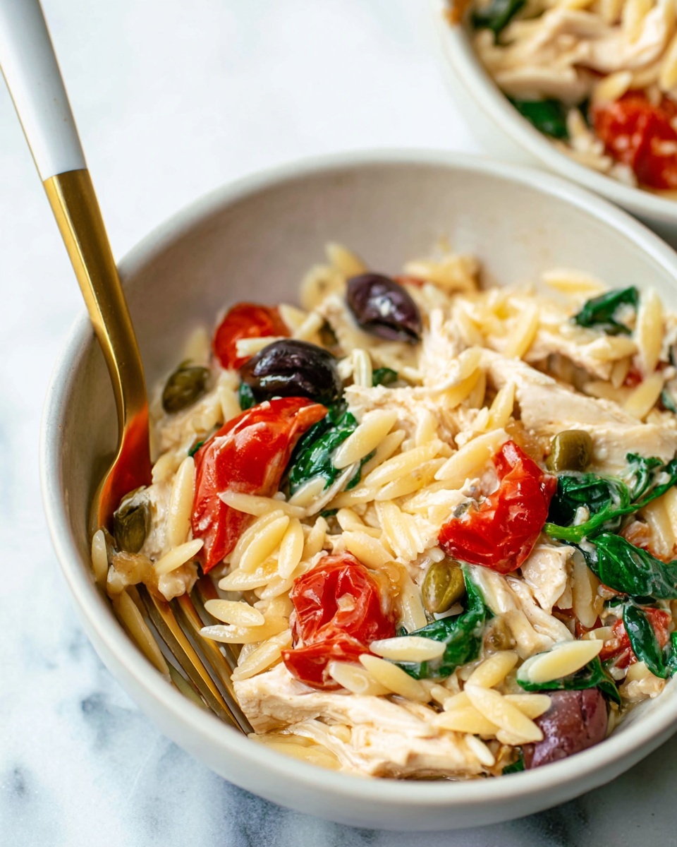Mediterranean Chicken Orzo Recipe - Recipe Image