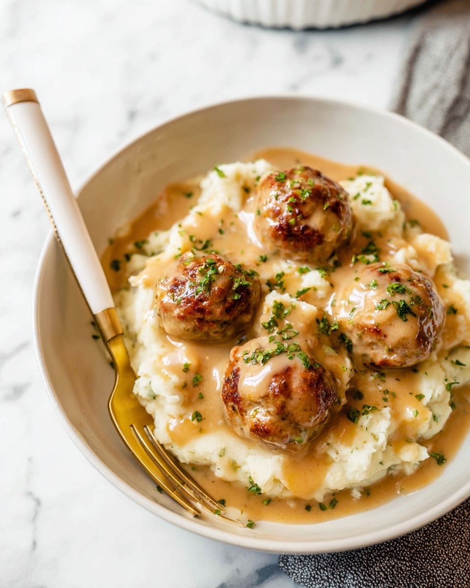 Meatballs in Rich Gravy Recipe - Recipe Image