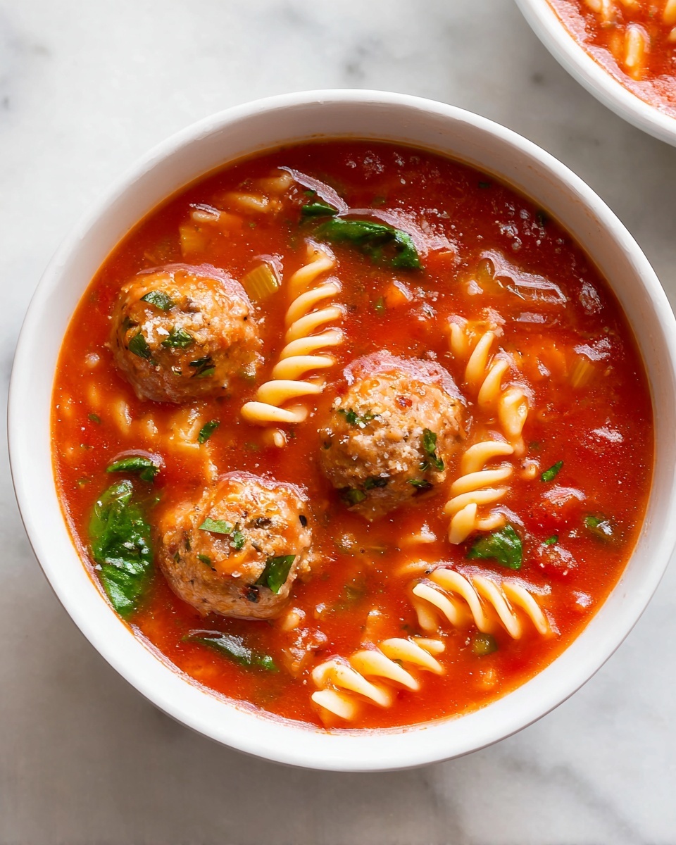 Italian Meatball Soup Recipe - Recipe Image