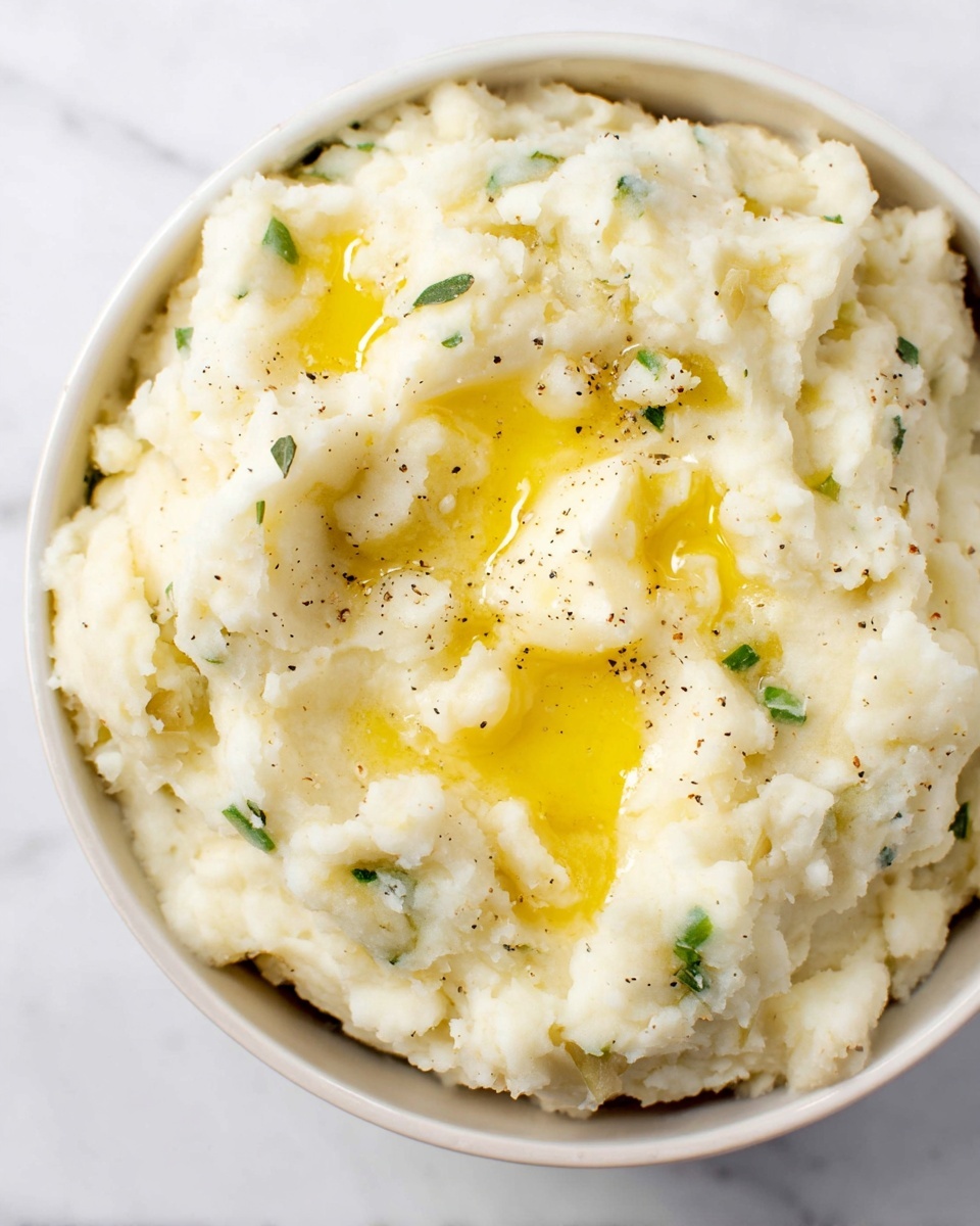 Creamy Mashed Potatoes with Sour Cream and Scallions Recipe - Recipe Image