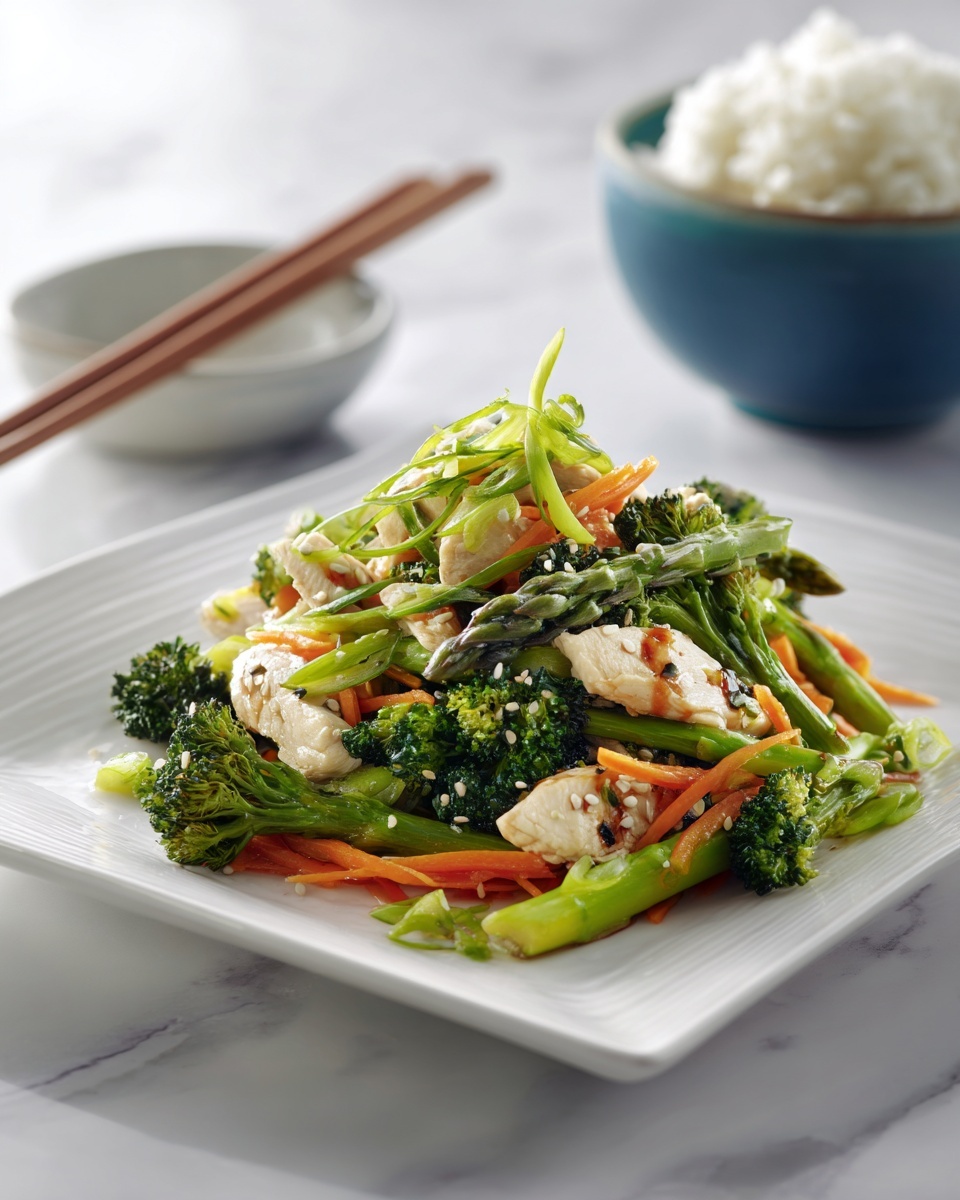 Orange Chicken and Vegetable Stir Fry Recipe - Recipe Image