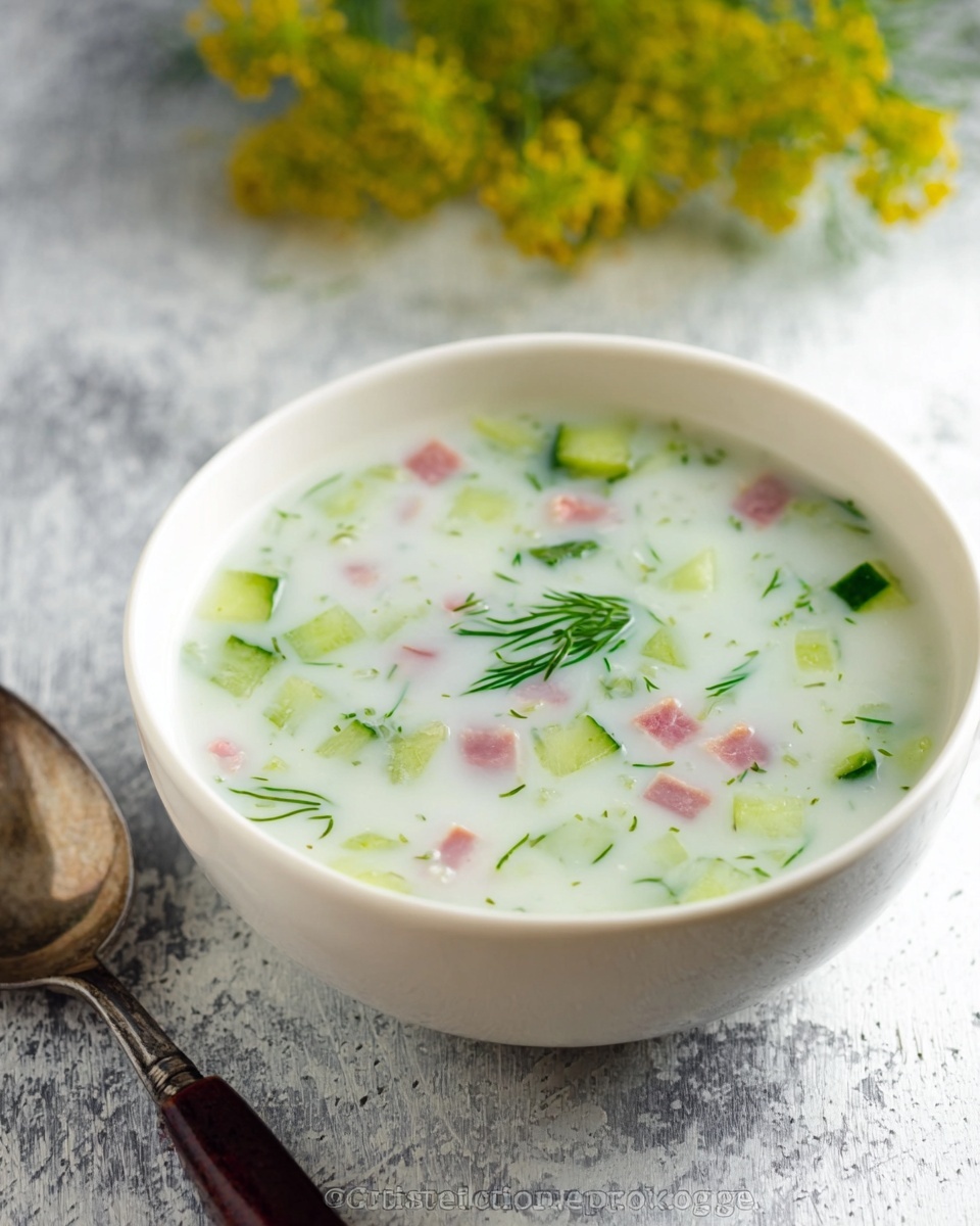 Okroshka: Russian Summer Soup Recipe - Recipe Image