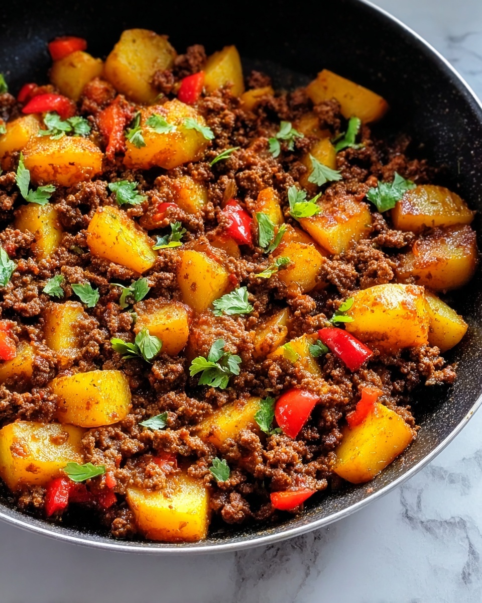 Mexican Ground Beef and Potato Skillet Recipe - Recipe Image