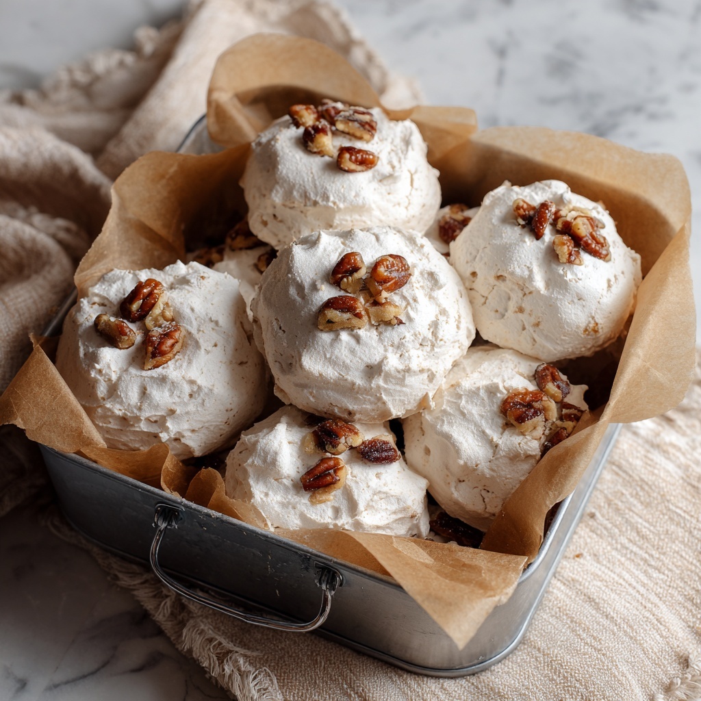 Old-Fashioned Divinity Candy Recipe - Recipe Image